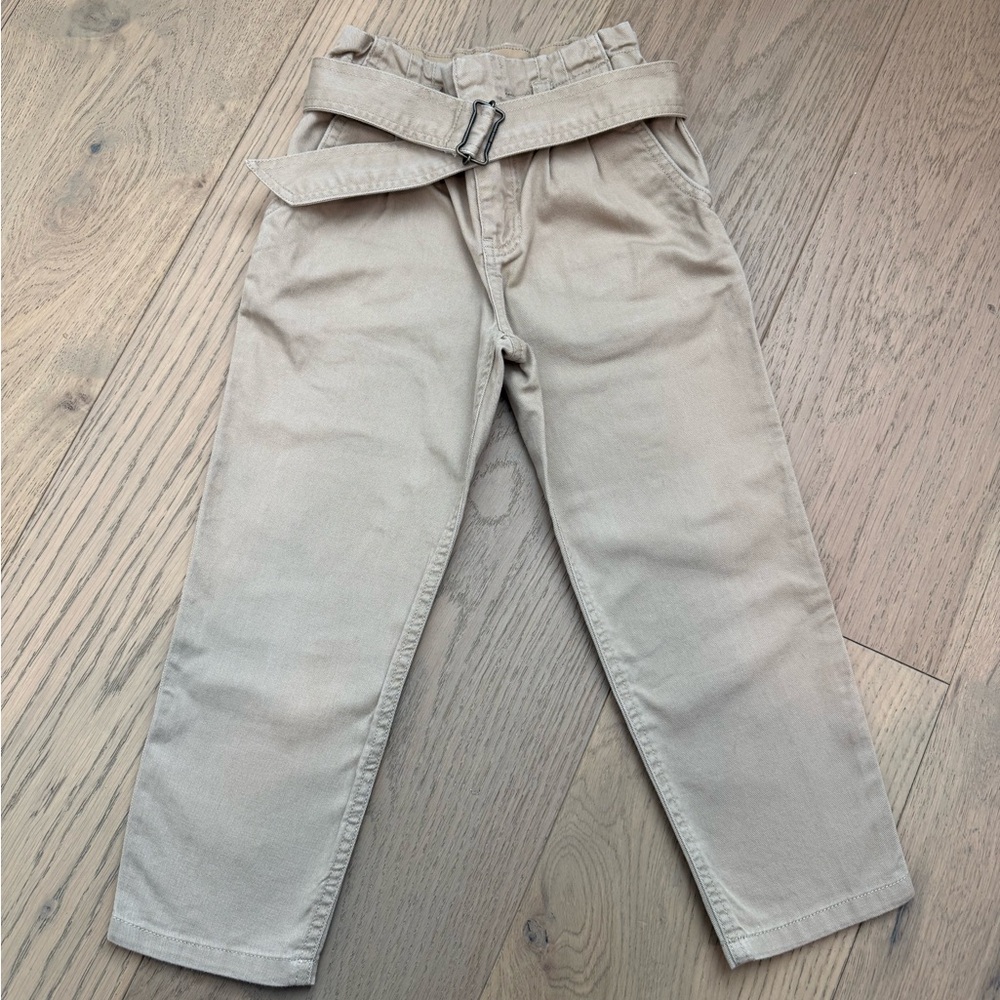 Polo by Ralph Lauren Tan Paperbag Chinos, Size 4T